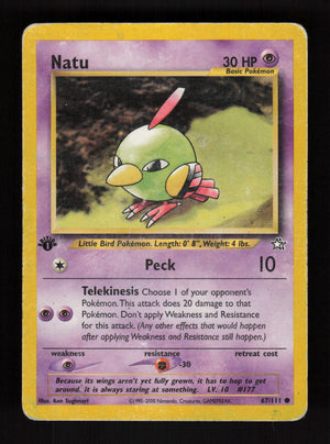 Natu 67/111 - 1st Edition - Neo Genisis