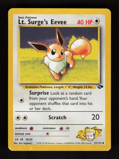 Lt. Surge's Eevee 51/132 - Gym Challenge
