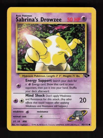 Sabrina's Drowzee 95/132 - Gym Challenge
