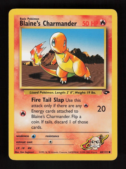 Blaine's Charmander 60/132 - Gym Challenge