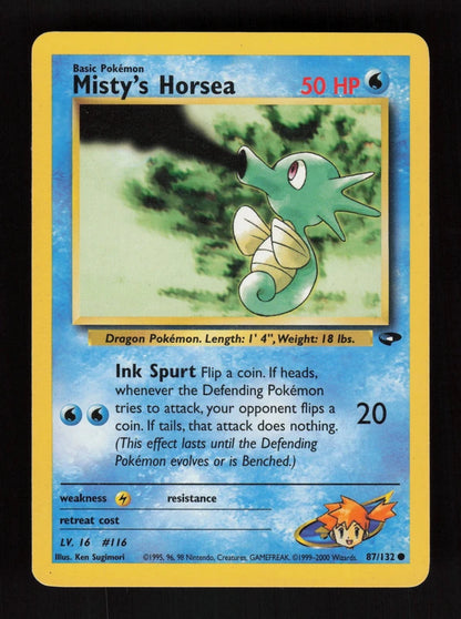 Misty's Horsea 87/132 - Gym Challenge