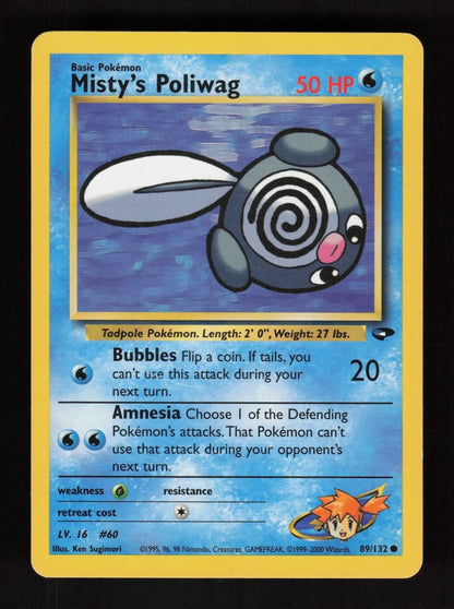 Misty's Poliwag 89/132 - Gym Challenge