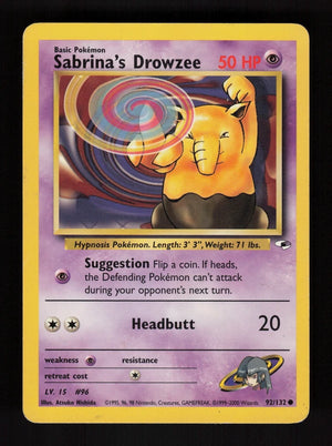Sabrina's Drowzee 92/132 - Gym Heroes