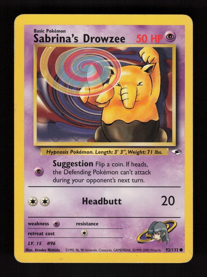 Sabrina's Drowzee 92/132 - Gym Heroes