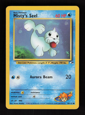 Misty's Seel 88/132 - Gym Heroes
