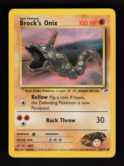 Brock's Onix 69/132 - Gym Heroes