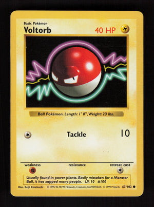 Voltorb 67/102 - Shadowless - Base Set