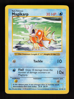 Magikarp 35/102 - Shadowless - Base Set