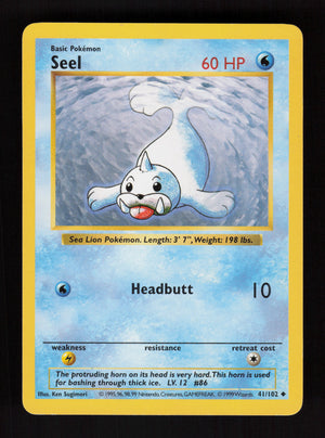 Seel 41/102 - Shadowless - Base Set