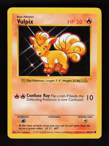 Vulpix 68/102 - Shadowless - Base Set