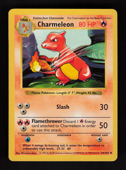 Charmeleon 24/102 - Shadowless - Base Set