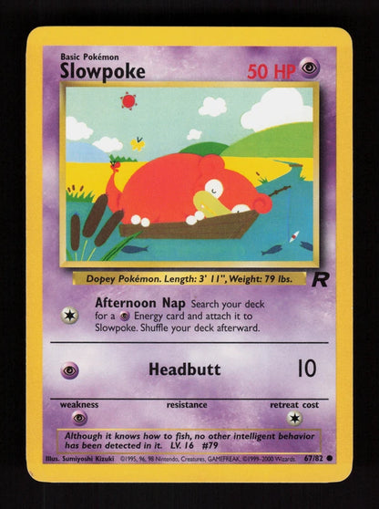 Slowpoke 67/82 - Team Rocket