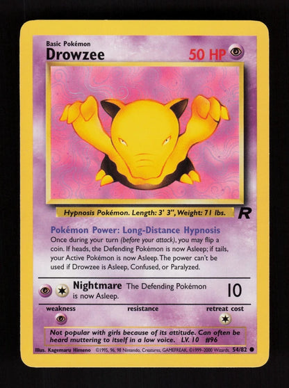 Drowzee 54/82 - Team Rocket