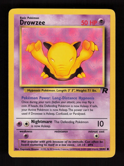 Drowzee 54/82 - Team Rocket