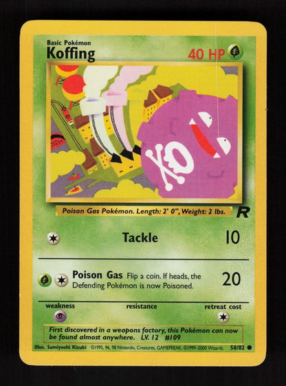 Koffing 58/82 - Team Rocket