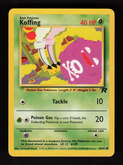 Koffing 58/82 - Team Rocket