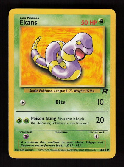 Ekans 56/82 - Team Rocket