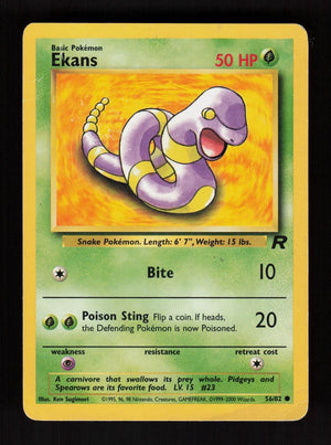 Ekans 56/82 - Team Rocket