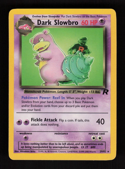 Dark Slowbro 29/82 - Team Rocket