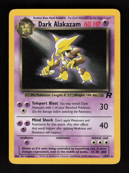 Dark Alakazam 18/82 - Team Rocket