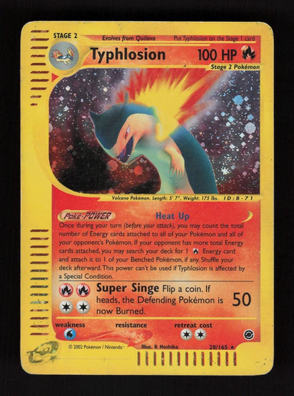 Typhlosion 28/165 - Holo - Expedition Base Set