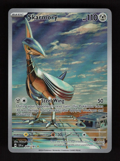 Skarmory 209/191 - Illustration Rare - Surging Sparks
