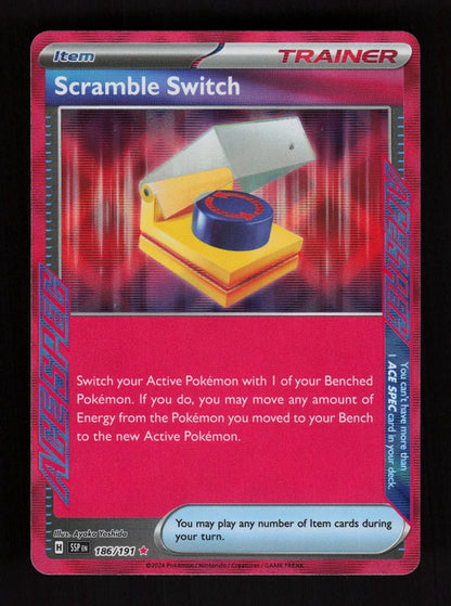 Scramble Switch 186/191 - ACE SPEC  - Surging Sparks