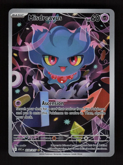 Misdreavus 233/217 - Illustration Rare - Ascended Heroes