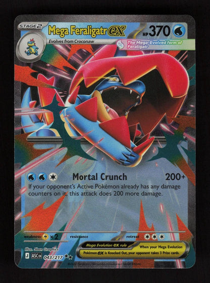 Mega Feraligatr ex 43/217 -  Ascended Heroes