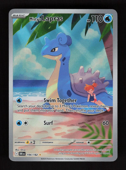 Misty's Lapras 194/182 - Illustration Rare - Destined Rivals