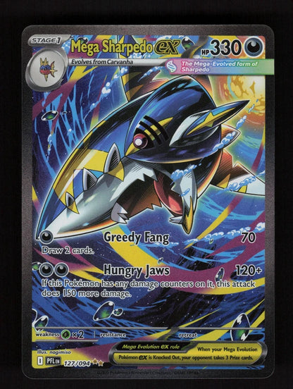 Mega Sharpedo ex 127/94 - Special Illustration Rare - Phantasmal Flames