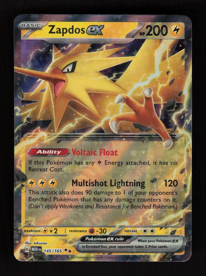 Zapdos ex 145/165 - Double Rare - 151