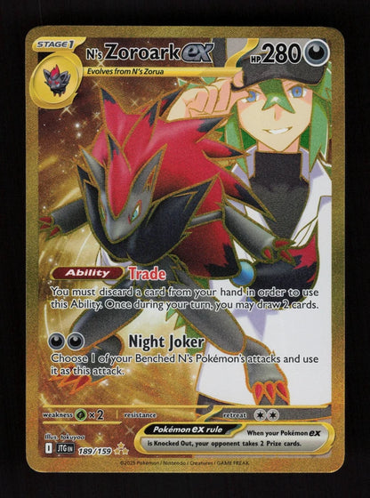 N's Zoroark ex 189/159 - Hyper Rare - Journey Together