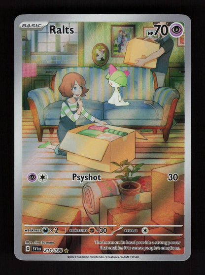 Ralts 211/198 - Illustration Rare - Scarlet & Violet