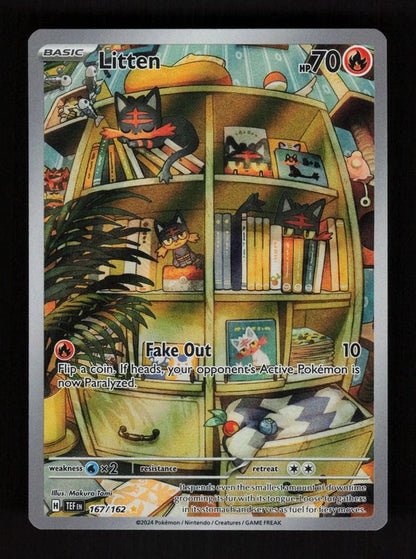 Litten 167/162 - Illustration Rare - Temporal Forces