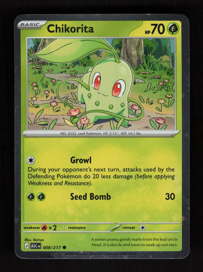 Chikorita 8/217 - Cosmos Holo - Ascended Heroes