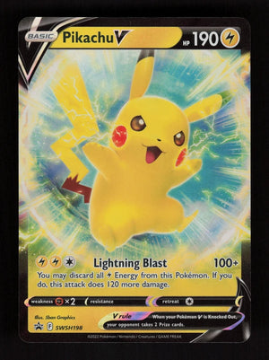 Pikachu V SWSH198 - SWSH Black Star Promos