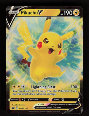 Pikachu V SWSH198 - SWSH Black Star Promos