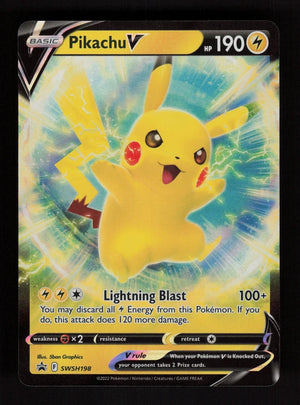 Pikachu V SWSH198 - SWSH Black Star Promos