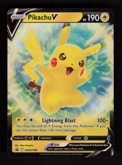 Pikachu V SWSH198 - SWSH Black Star Promos