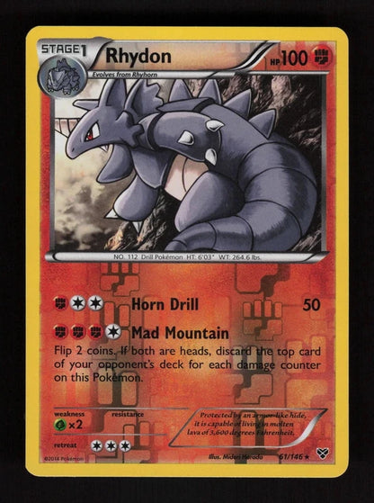 Rhydon 61/146 - Reverse Holo - XY