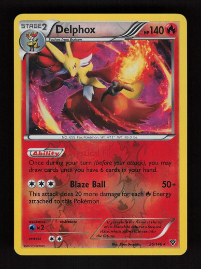 Delphox 26/146 - Reverse Holo - XY