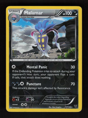 Malamar 77/146 - Reverse Holo - XY