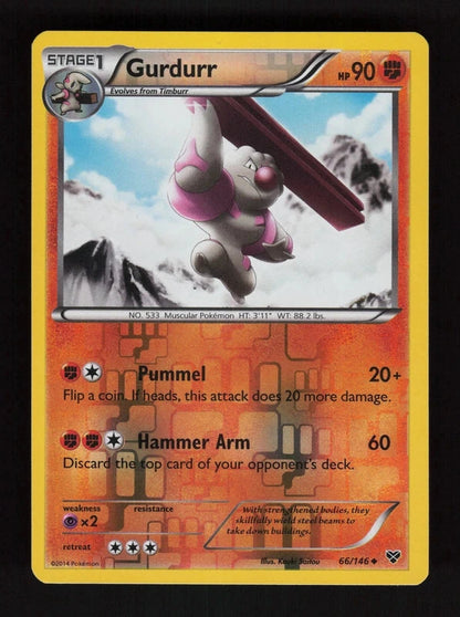 Gurdurr 66/146 - Reverse Holo - XY