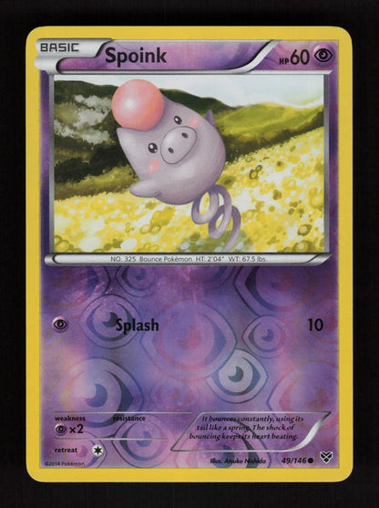 Spoink 49/146 - Reverse Holo - XY