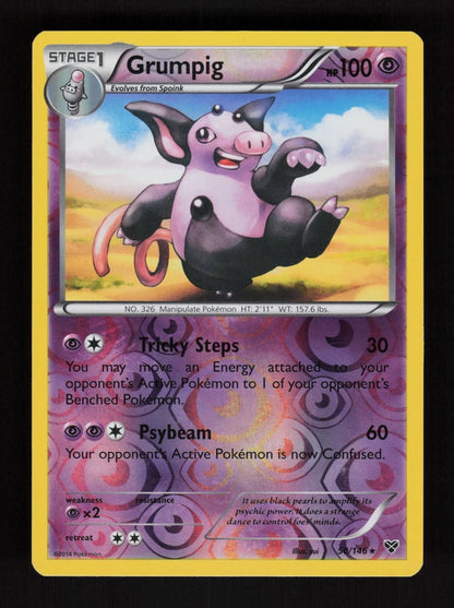Grumpig 50/146 - Reverse Holo - XY