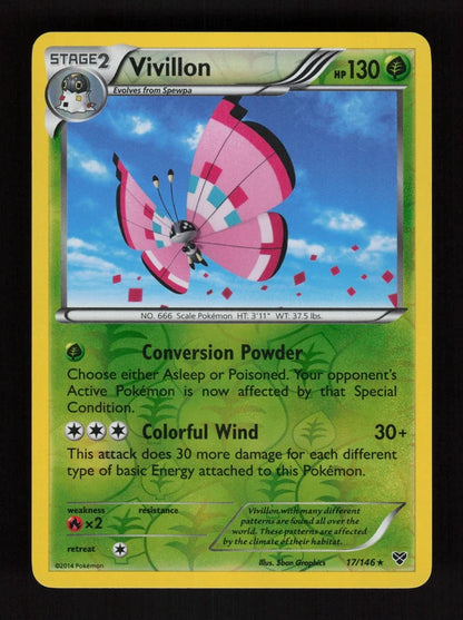Vivillon 17/146 - Reverse Holo - XY