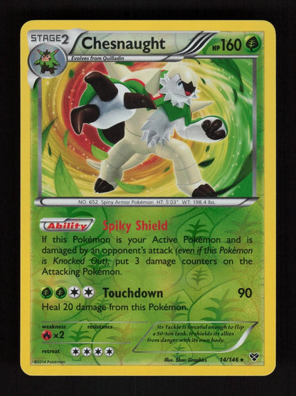 Chesnaught 14/146 - Reverse Holo - XY