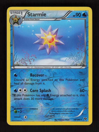Starmie 34/146 - Reverse Holo - XY