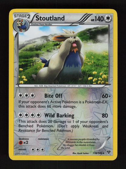 Stoutland 110/146 - Reverse Holo - XY